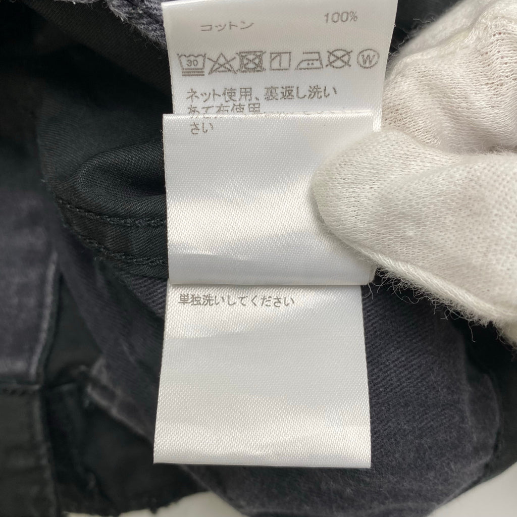 Edition エディション / MERCERIZE COTTON ミリタリーチノ ギャバジン ブラック 参考定価：16,000+tax