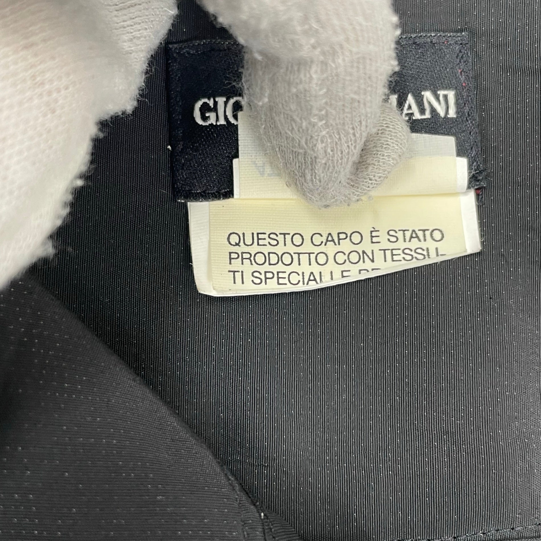 GIORGIO ARMANI / ナイロンタッチ ワイドパンツ イタリア製 SIZE:W77cm
