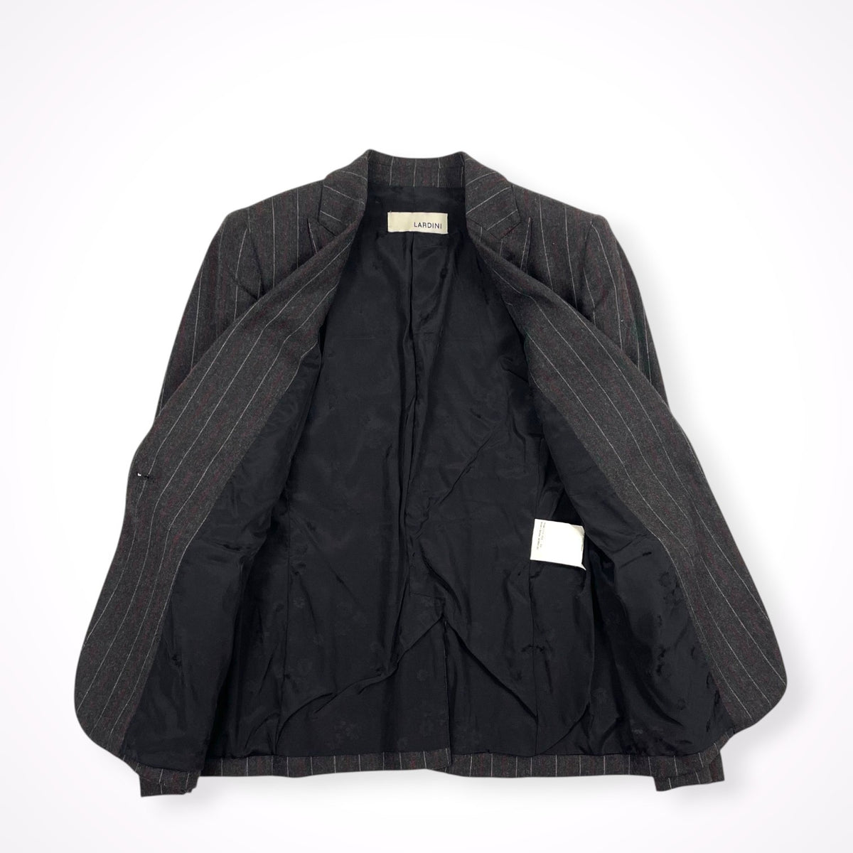 LARDINI / セットアップスーツ ダークグレー 参考定価：250,000程度 SIZE:38