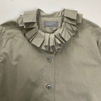 MARGALET HOWELL マーガレット ハウエル / WASED COTTON POPLIN ポプリンシャツ 24年 美品 参考定価：36,000+tax SIZE:1