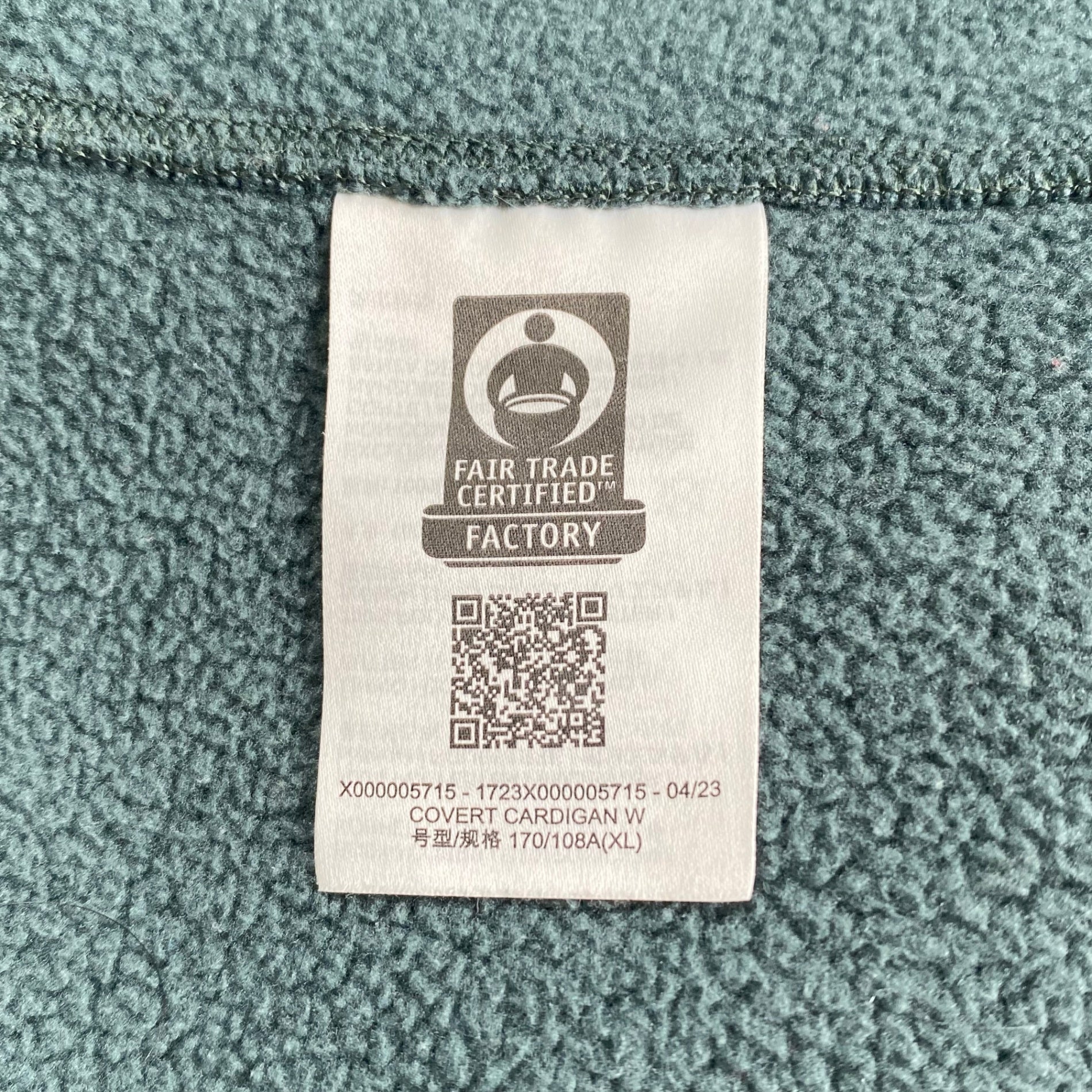 【ユニセックス】 ARC'TERYX アークテリクス / COVERT CARDIGAN コバート カーディガン 金刺繍 ニット ジャケット SIZE:XL