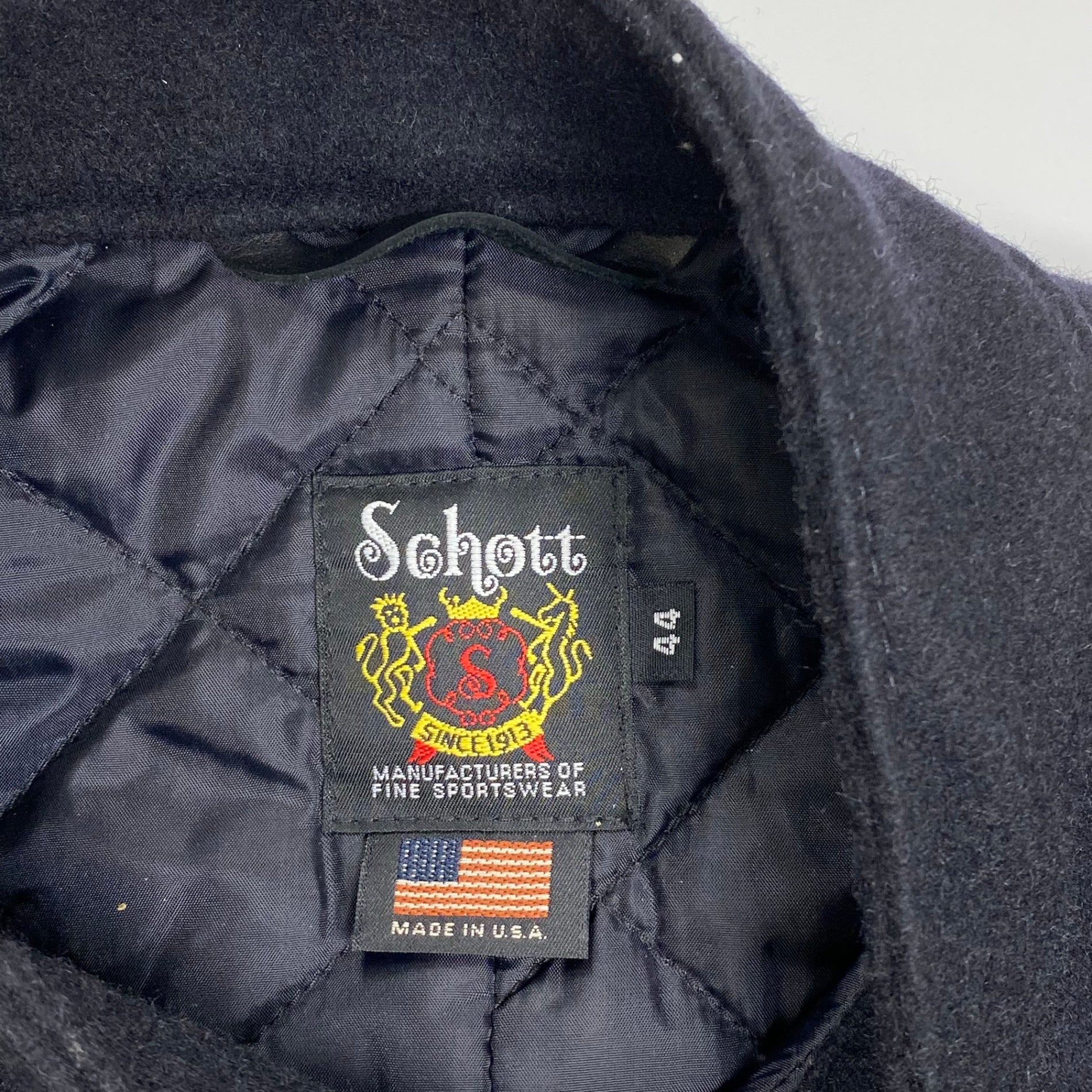 Schott ショット / MELTON M-65 COAT メルトンコート USA製 現行販売品 795US 参考定価：89,000+tax SIZE：44(XL程度)