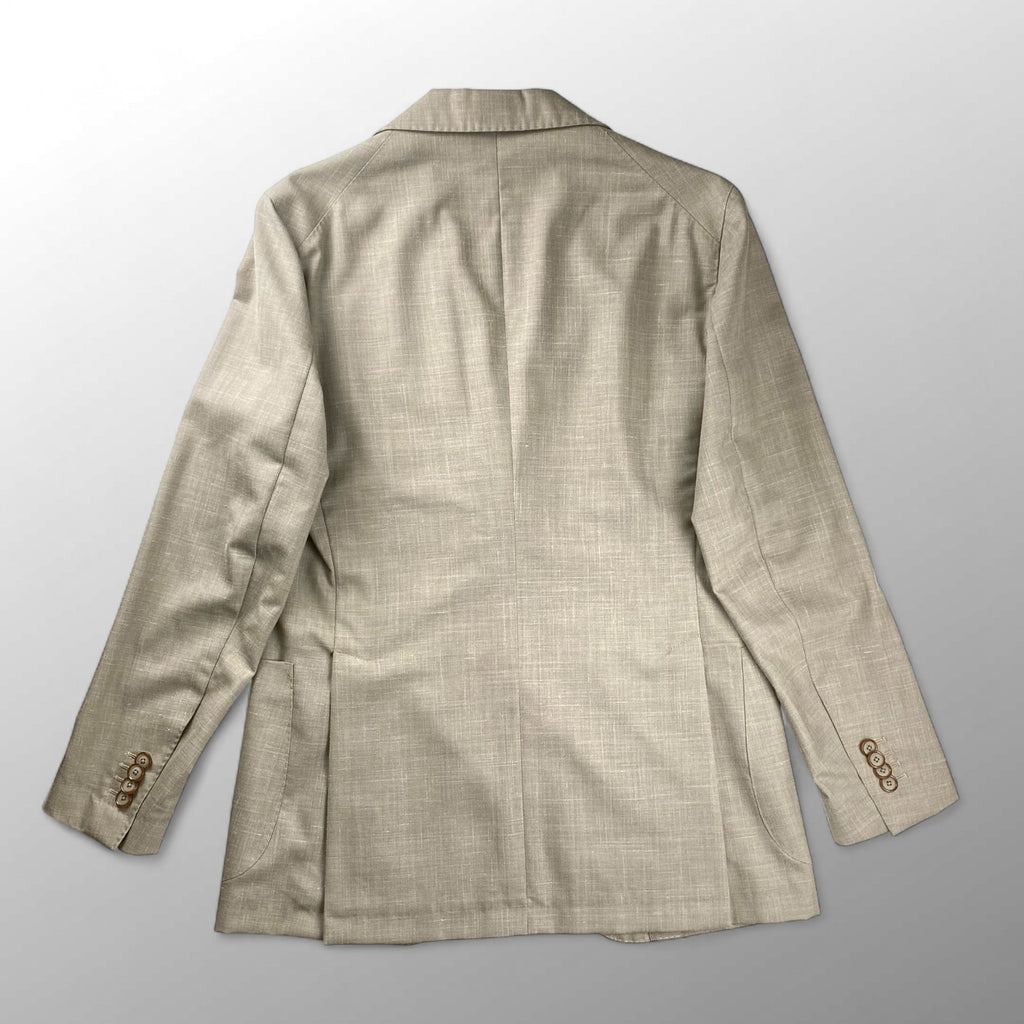 【美品】 TAGLIATORE タリアトーレ / dakar ダカール シルクMIX セットアップ スーツ ウール×シルク×リネン 参考定価：120,000+tax  SIZE:42（S程度）