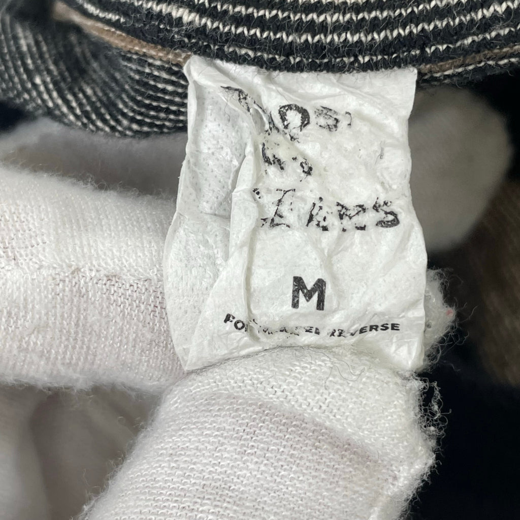 ENDS and MEANS / ボーダーTEE ブラウン×ブラック SIZE：M