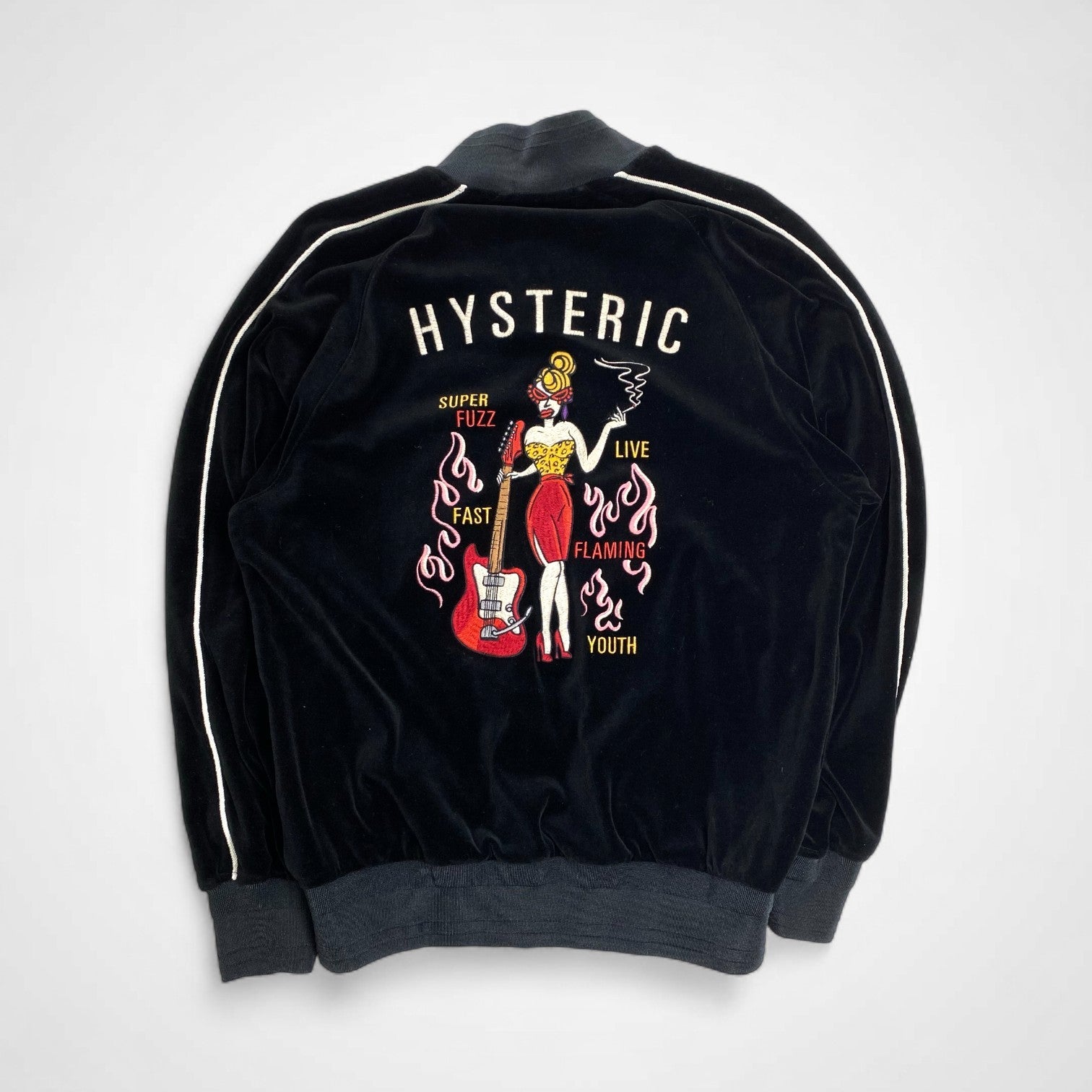 HYSTERIC GLAMOUR ヒステリックグラマー / FLAMING YOUTH ジャンパー 未使用 参考定価：40,000+tax SIZE:S