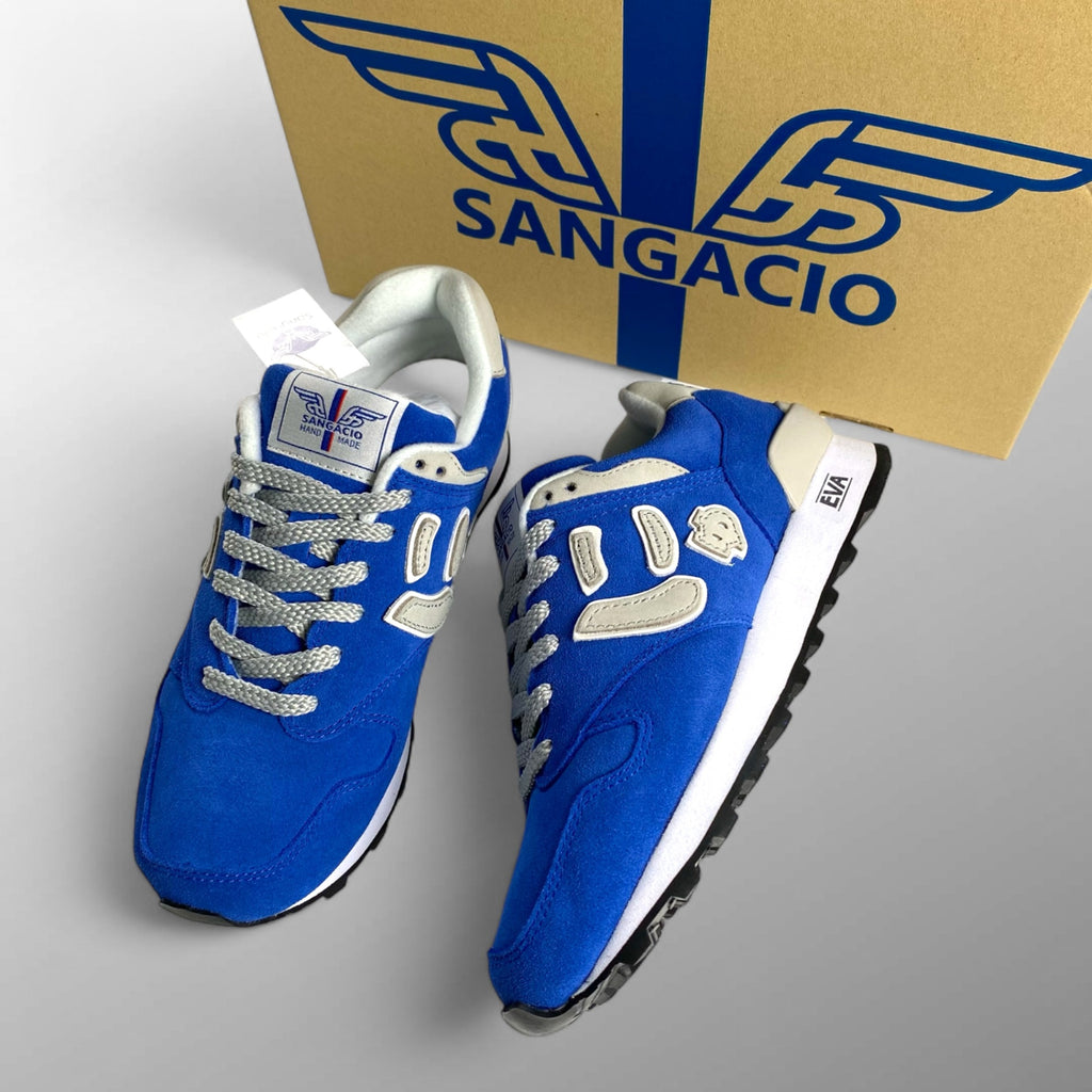 【未使用】 SANGACIO サンガッチョ / LIMITED MODEL 『SKY BLUE』 スエードレザー スニーカー 参考定価：23,000+tax SIZE:23.5cm