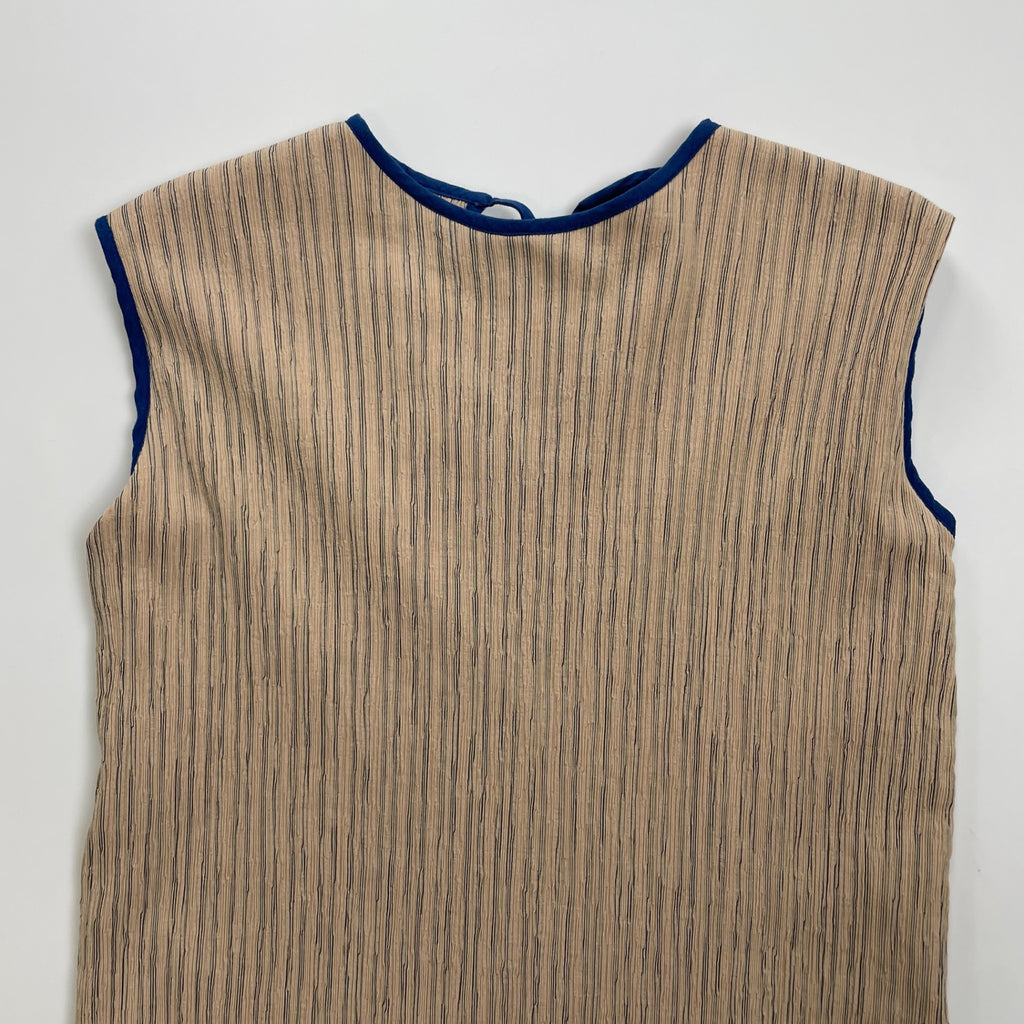 &her アンドハー / パイピングノースリーブドレス BEAMS取扱い 参考定価：20,000程度 SIZE：FREE