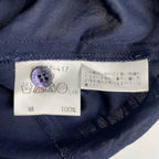 VINTAGE Burberry バーバリー Burberrys バーバリーズ / ノースリーブ タックプリーツブラウス ネイビー SIZE:38