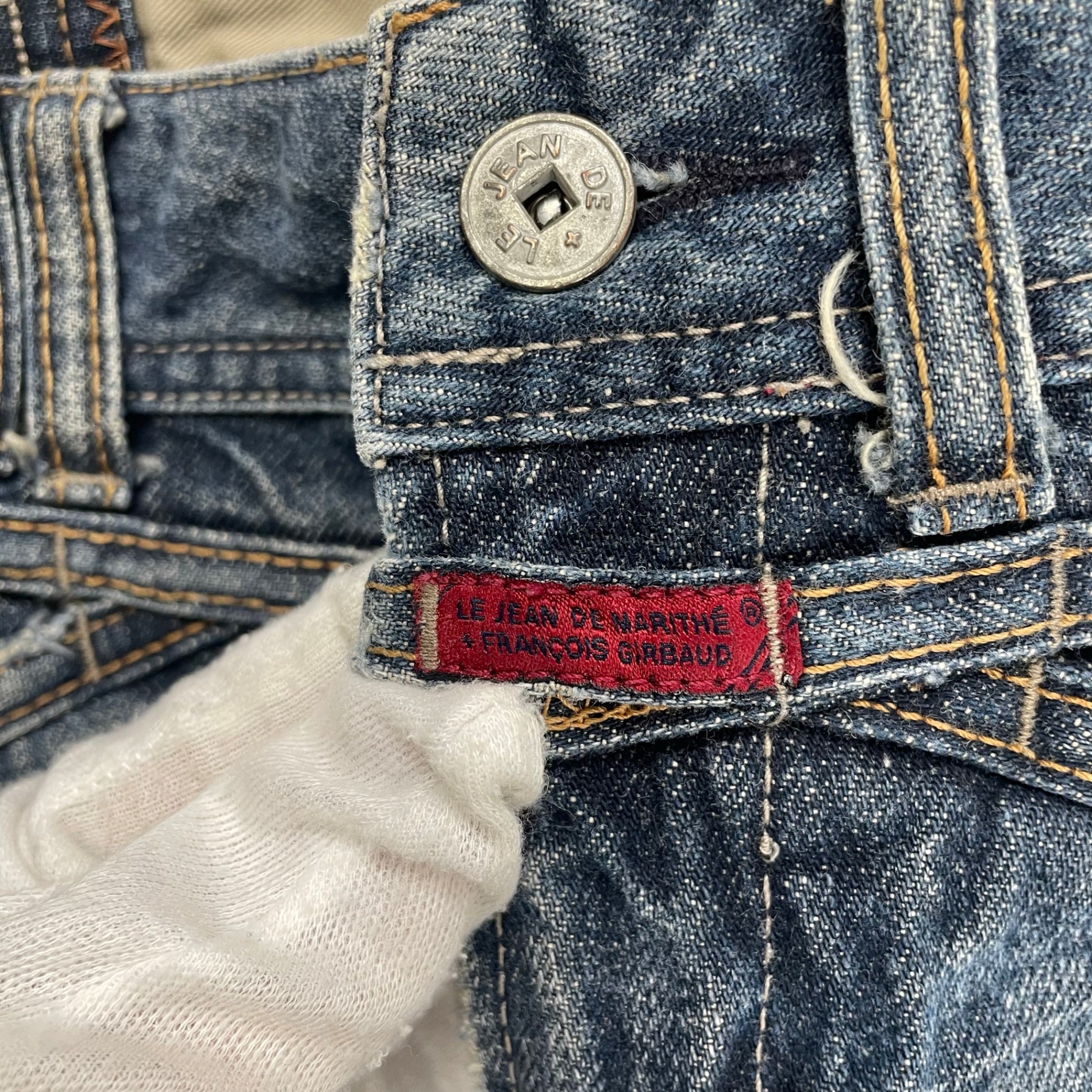 MARITHE FRANCOIS GIRBAUD マリテ フランソワ ジルボー / Y2K ヴィンテージギミックデニムパンツ SIZE:3S