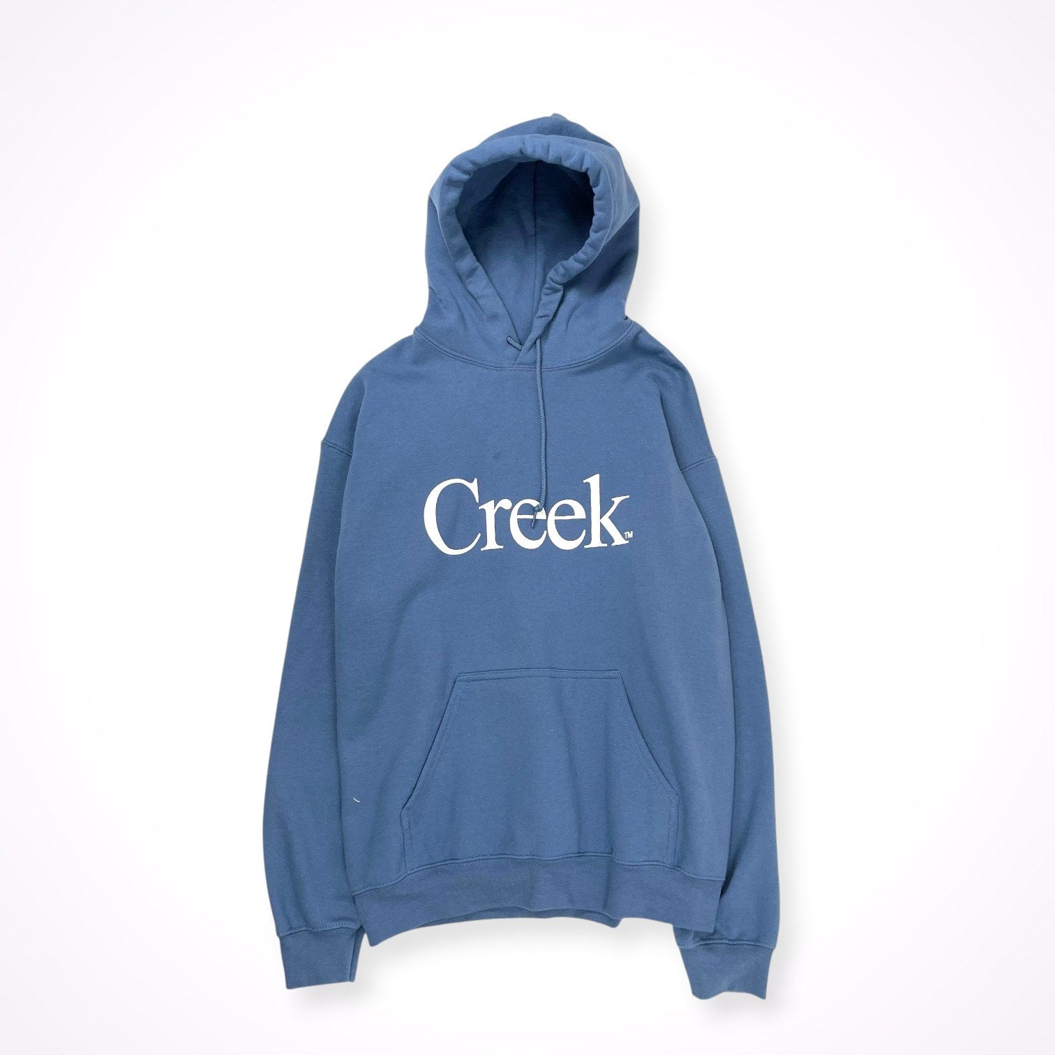 Creek / Creekロゴフーディー ダスティブルー SIZE:M