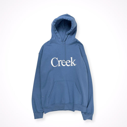 Creek / Creekロゴフーディー ダスティブルー SIZE:M