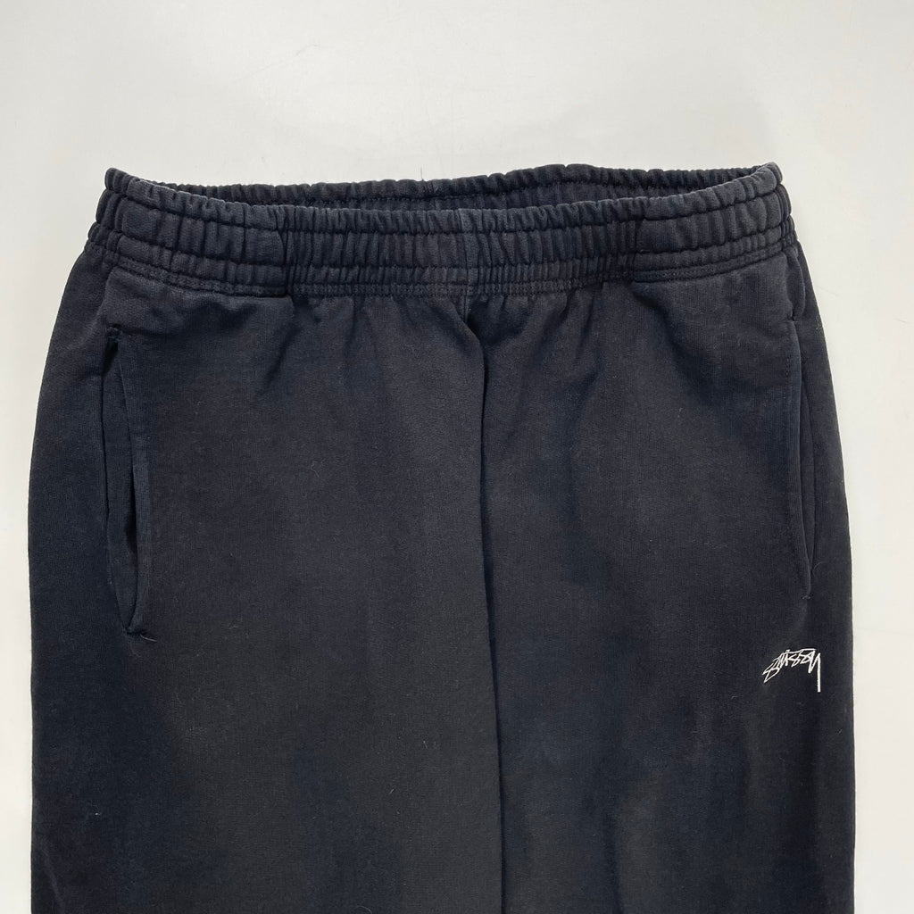 stussy / 刺繍ロゴスウェットパンツ ブラック SIZE:M
