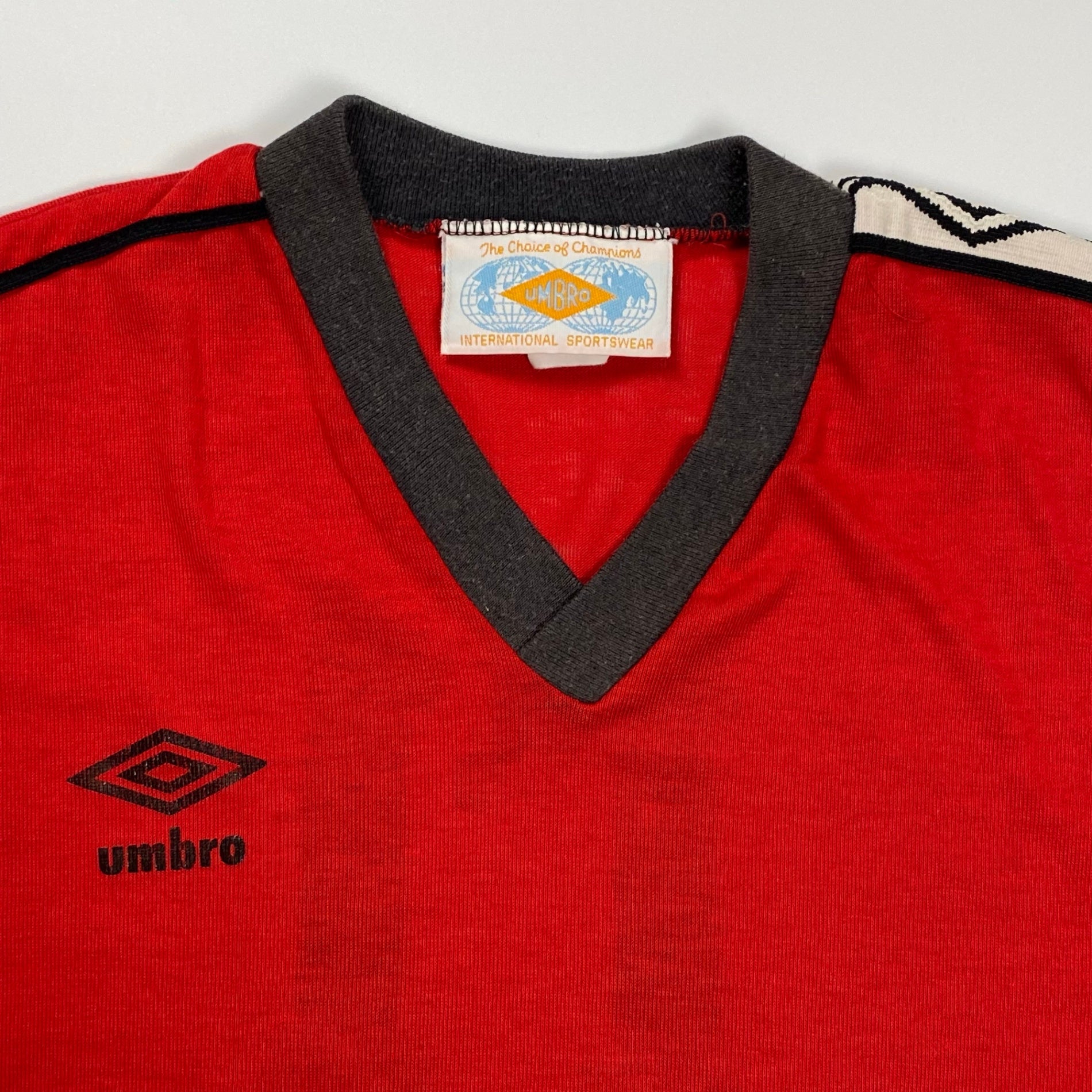 VINTAGE UMBRO アンブロ / 6-70s ヴィンテージフットボールTEE ゲームシャツ ほぼデッド USA製 SIZE:M