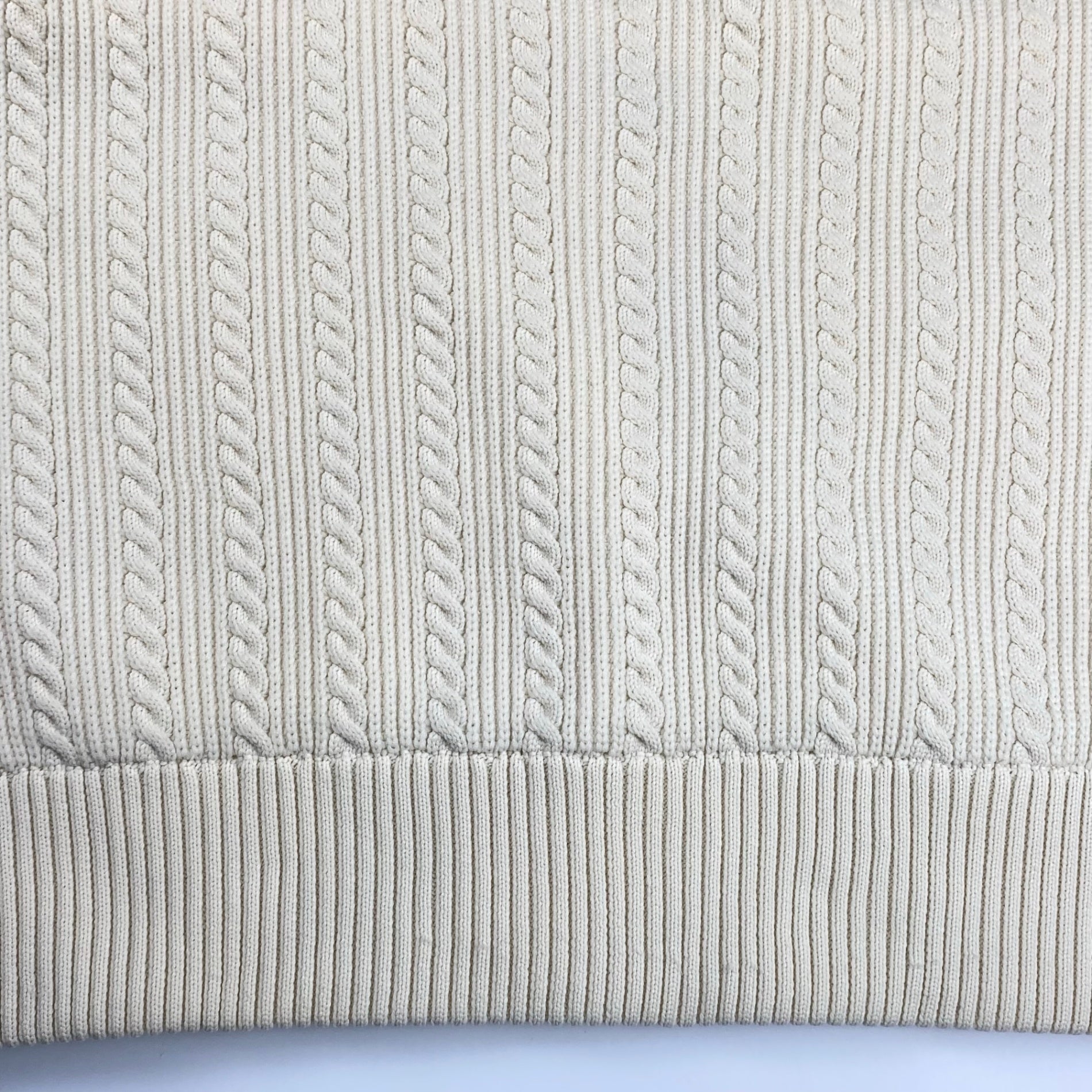 Setinn セットイン BEAMS / Ceremony Knit セレモニーニット チルデン ケーブルニット 参考定価：20,000+tax SIZE：XL