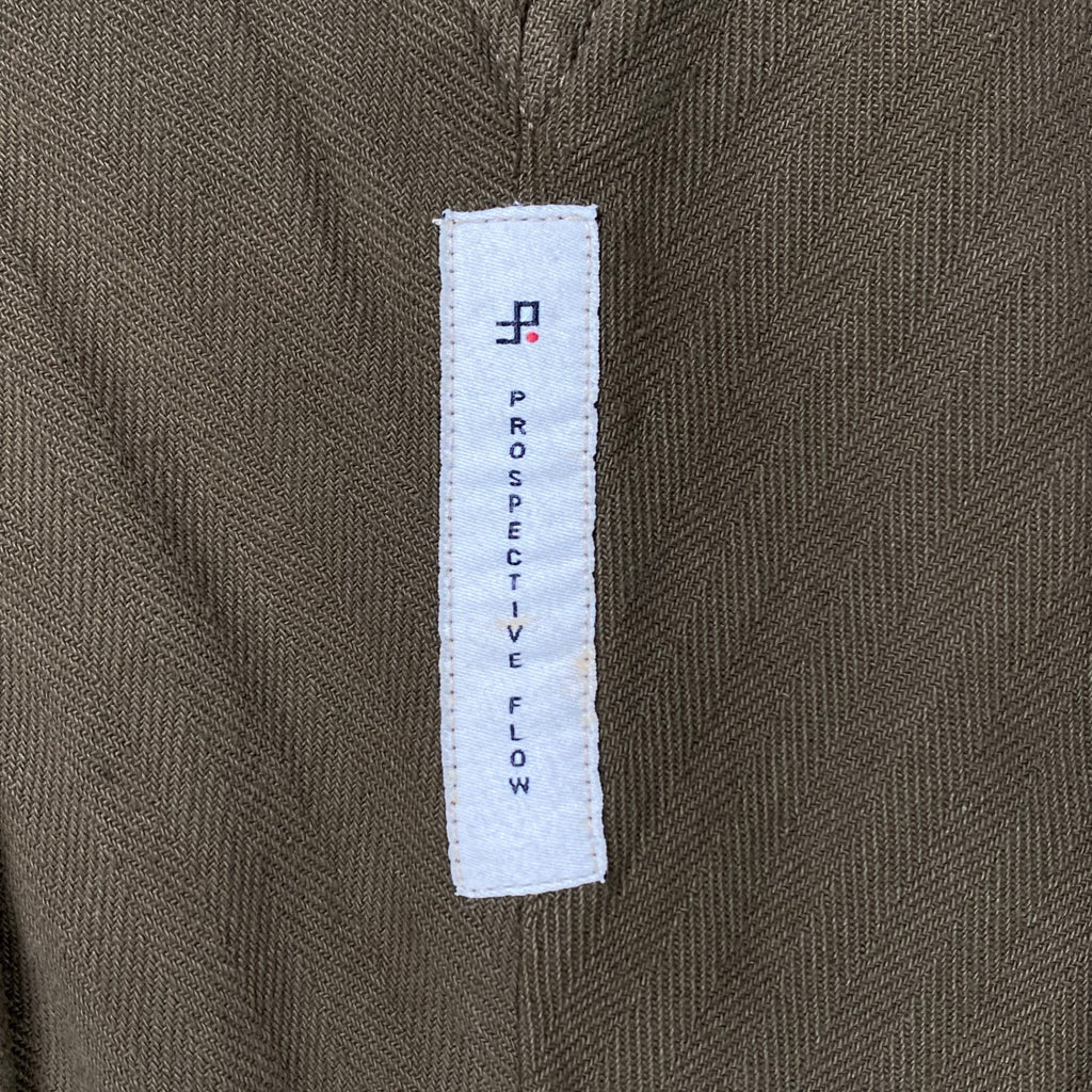 PROSPECTIVE FLOW プロスペクティブ フロウ / ヘリンボンツイル 羽織コート USA製 参考定価：58,000程度 SIZE: M