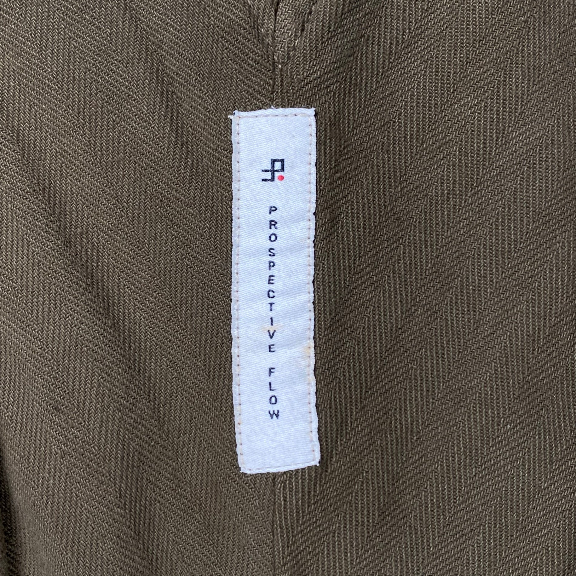 PROSPECTIVE FLOW プロスペクティブ フロウ / ヘリンボンツイル 羽織コート USA製 参考定価：58,000程度 SIZE: M