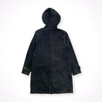 DENIM＆Co / ブラックデニムダッフルコート SIZE:M