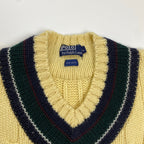 90s Polo by Ralph Lauren / ヴィンテージ チルデンニットベスト SIZE:L
