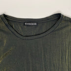 DIET BUTCHER SLIM SKIN ダイエットブッチャースリムスキン / ブラック×ゴールド オーバーサイズTEE 参考定価：12,000程度 SIZE：FREE