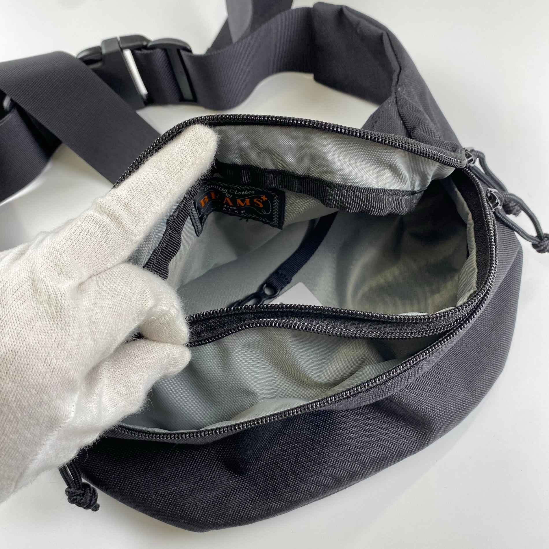 BEAMS PLUS ビームスプラス / 2 Zip Waist Pack ウエストバッグ