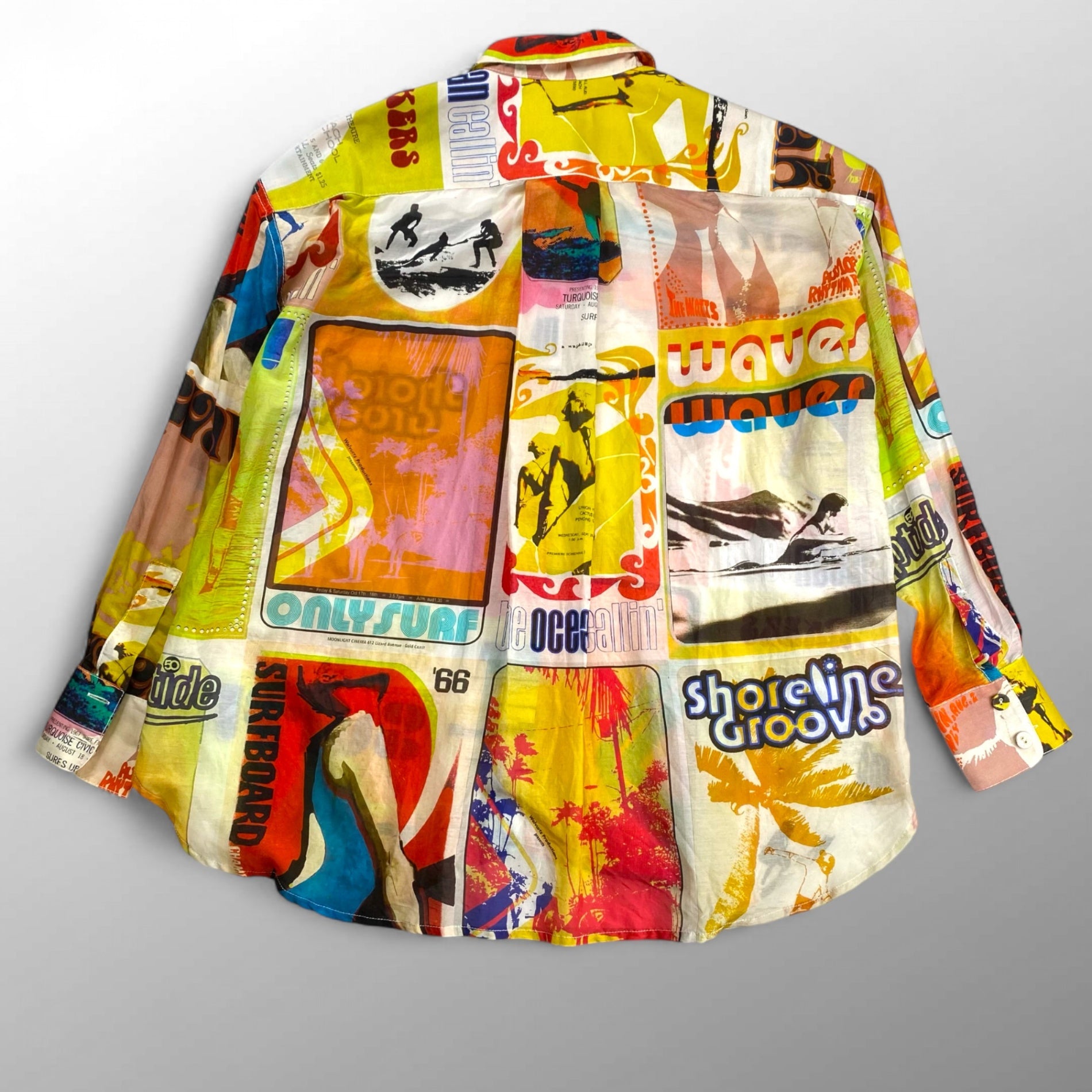 【ユニセックス】 ZIMMERMANN ジマーマン / ヴィンテージサーフ コットンシルク シャツ 参考定価：100,000程度