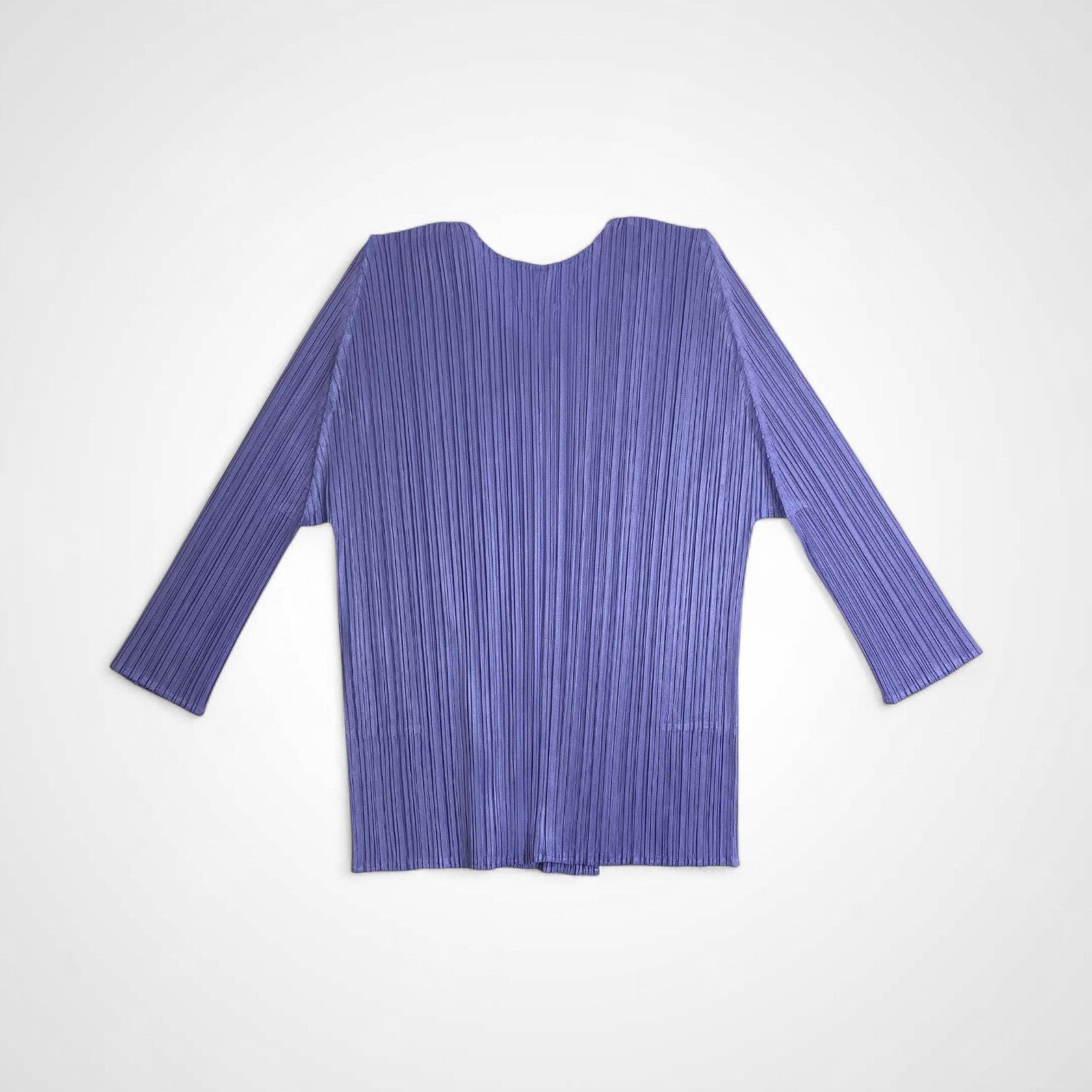 PLEATS PLEASE プリーツプリーズ / プリーツ トッパー カーディガン 極美品 ラベンダー SIZE：3