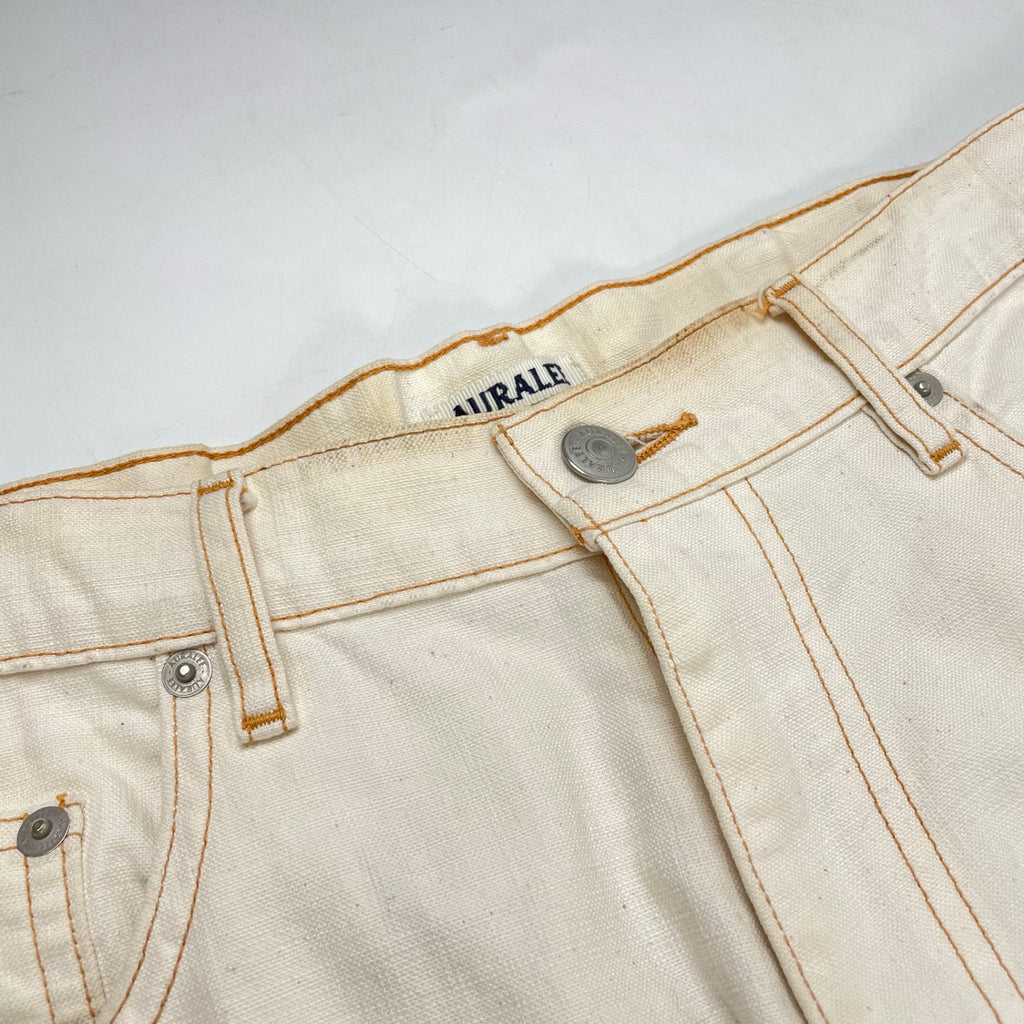 AURALEE / ORGANIC COTTON SLUB DUCK WIDE PANTS 参考定価：24,000+tax SIZE：34