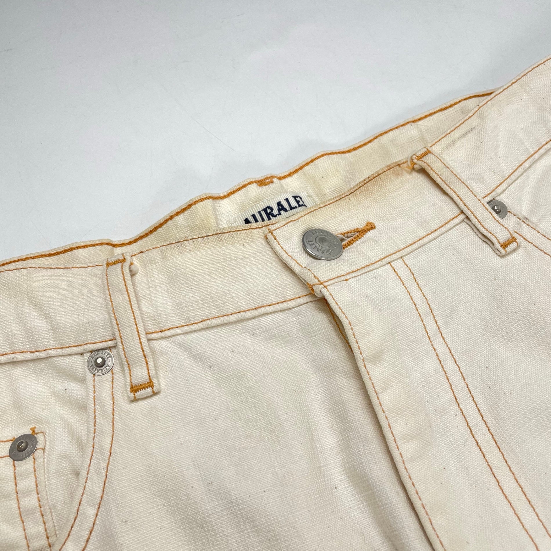 AURALEE / ORGANIC COTTON SLUB DUCK WIDE PANTS 参考定価：24,000+tax SIZE：34