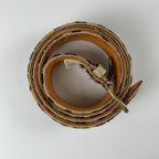 JUNYA WATANABE ジュンヤワタナベ / ハラコレザーベルト 全長113cm 10穴 76-99cm