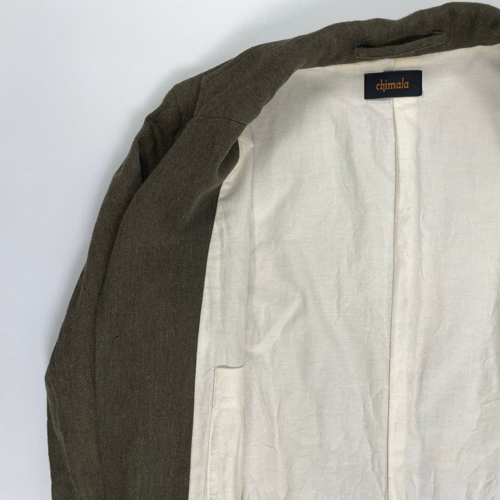 chimala チマラ / NY コットンウールツイードコート 参考定価：55,000程度 SIZE：S