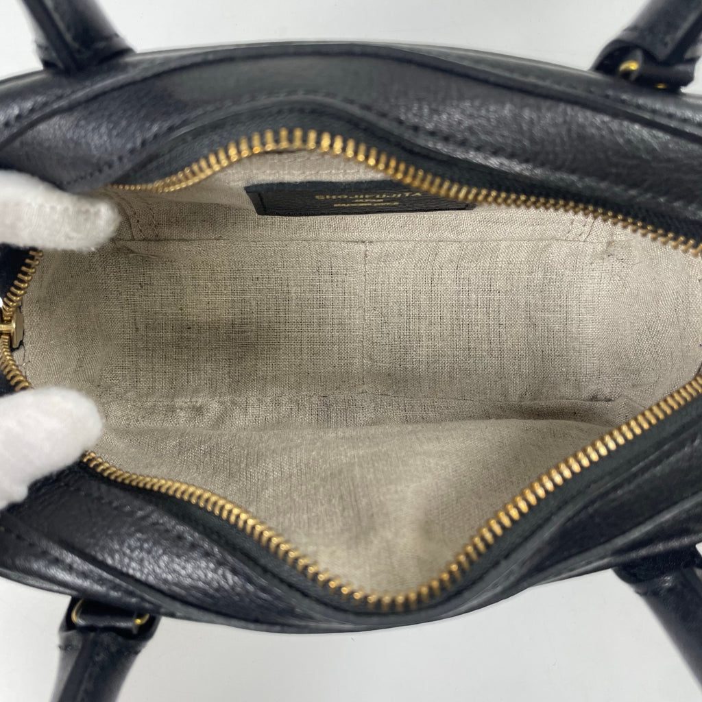SHOJIFUJITA / SCREEN1 ミニハンドバッグ ブラック 参考定価：35,000+tax