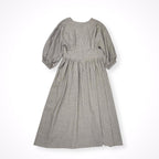 VERMEIL par IENA / P/Ryツイルウエストシェイプ パフスリーブワンピース 参考定価：25,000+tax