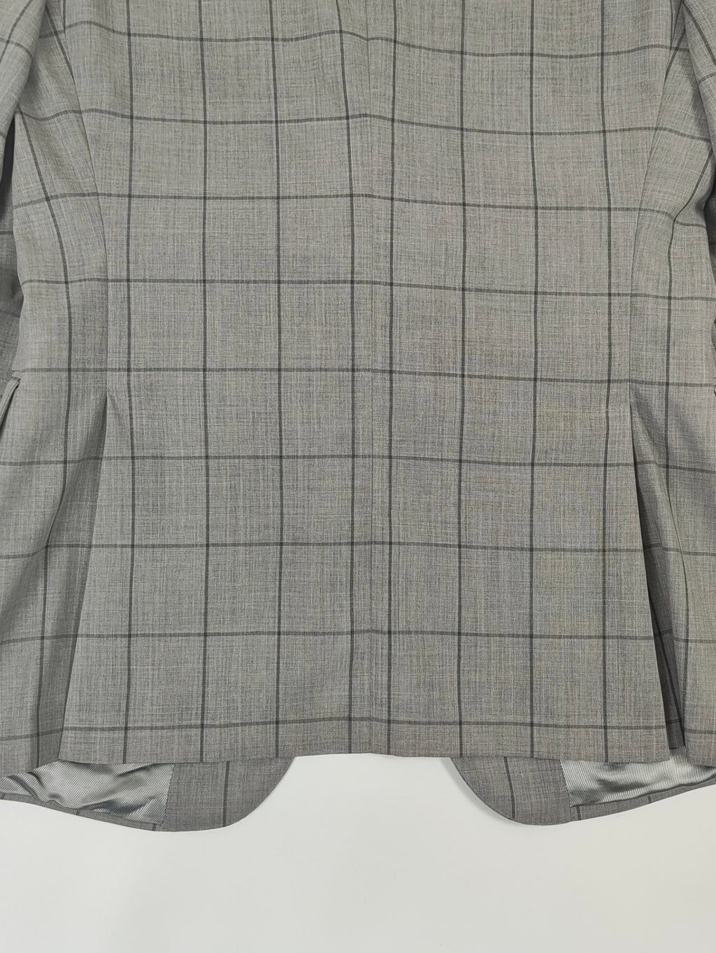 CC COLLECTION CORNELIANI / バージンウール チェック柄スーツ 参考定価：160,000程度 SIZE:46