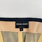 GIORGIO ARMANI / シルクラッフルイブニングドレス 参考定価：600,000程度 SIZE:42