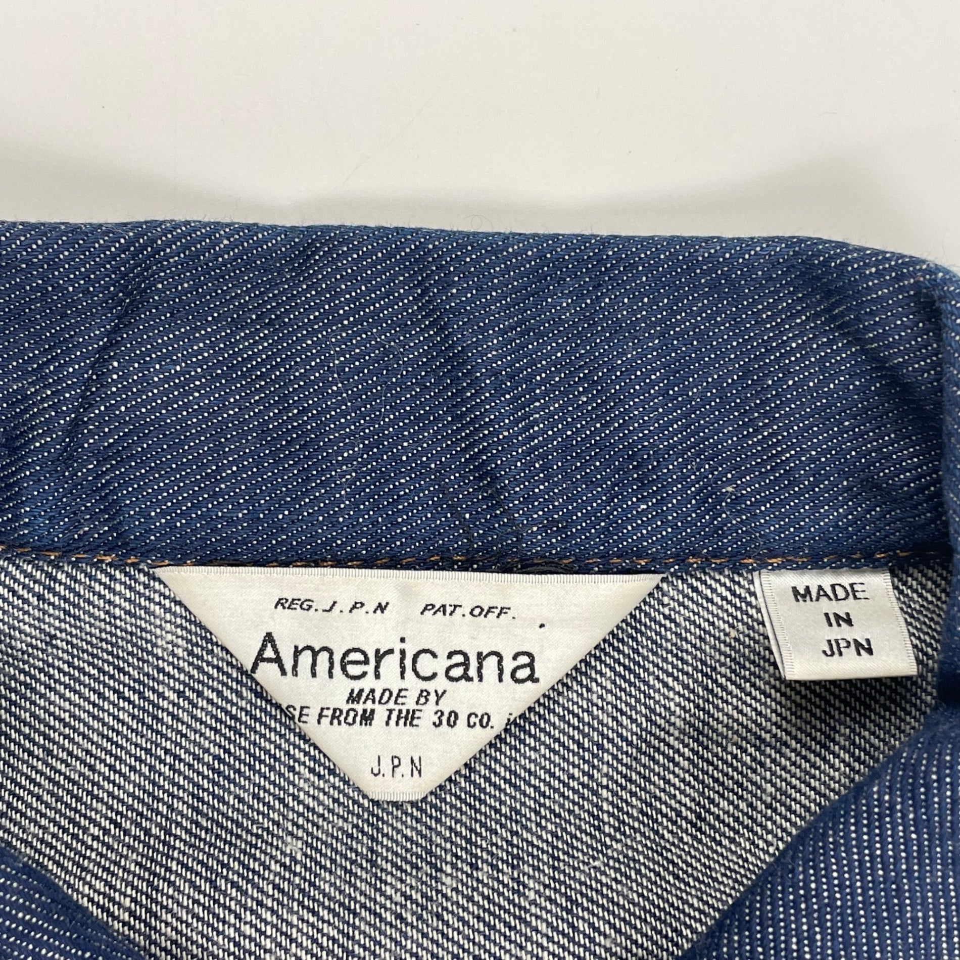 Americana アメリカーナ / ウエスターナータイプ デニムジャケット 参考定価：23,000程度 SIZE：S