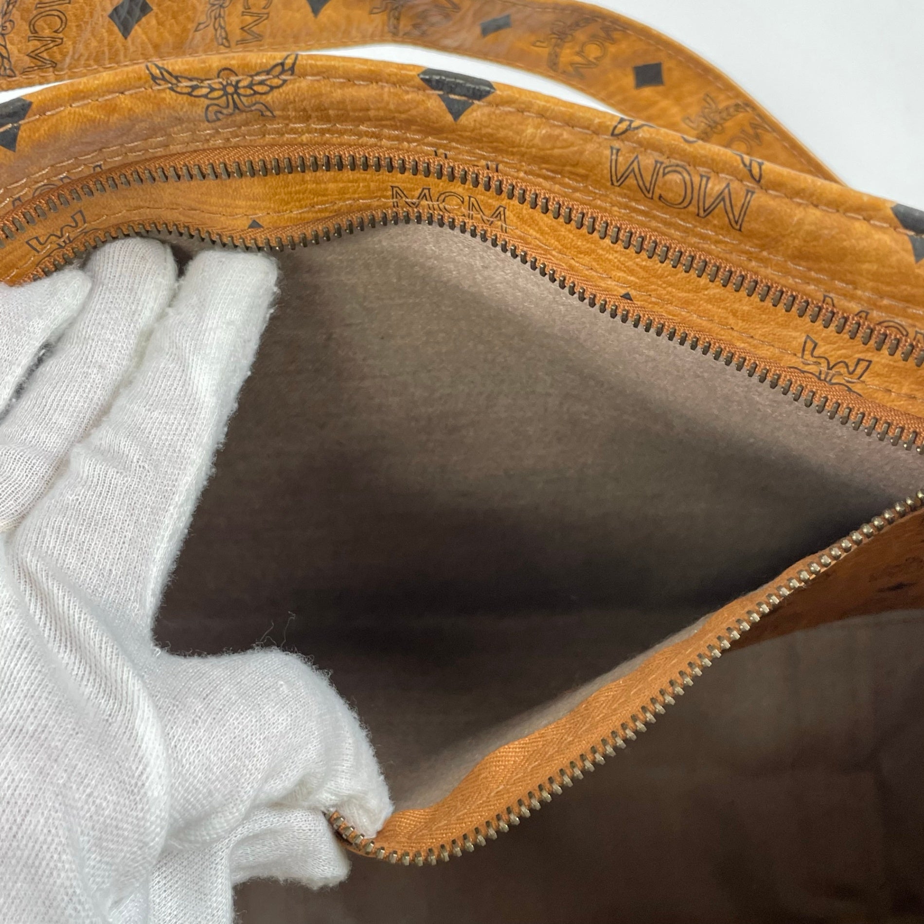 MCM エムシーエム / ビセトス柄トートバッグ ブラウン