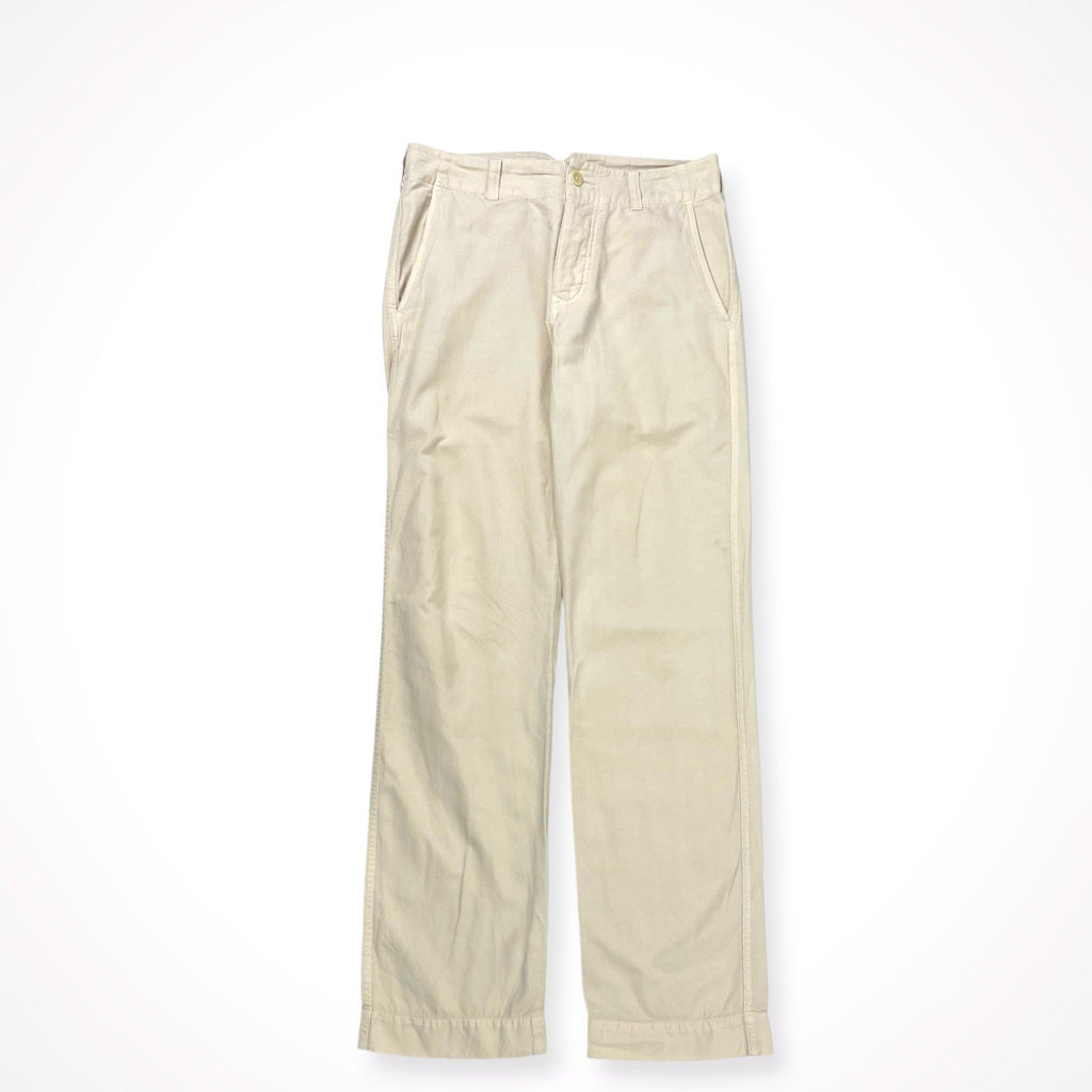 MHL. / シンチバック コットンリネンパンツ 参考定価：28,000程度 SIZE:S