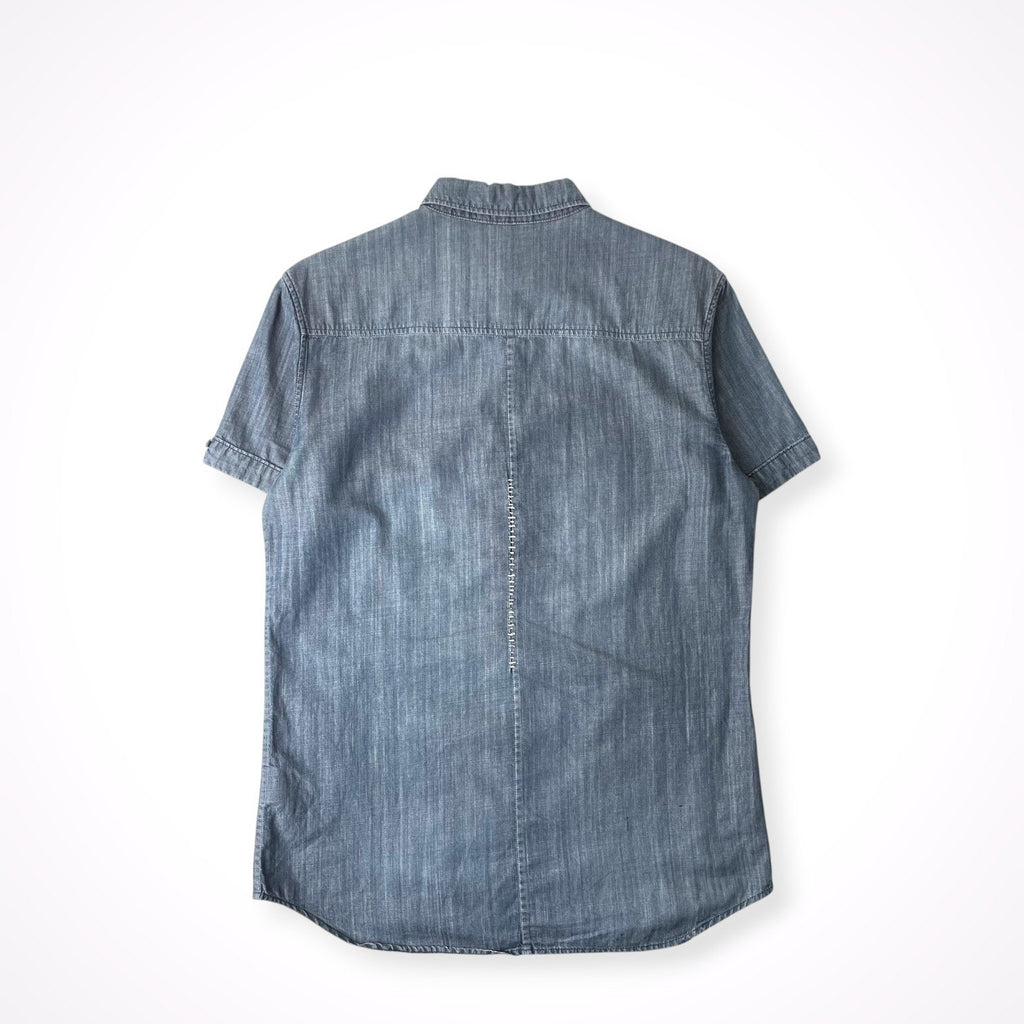 HELMUT LANG / ハンドステッチ ミニマルデニムシャツ SIZE:S