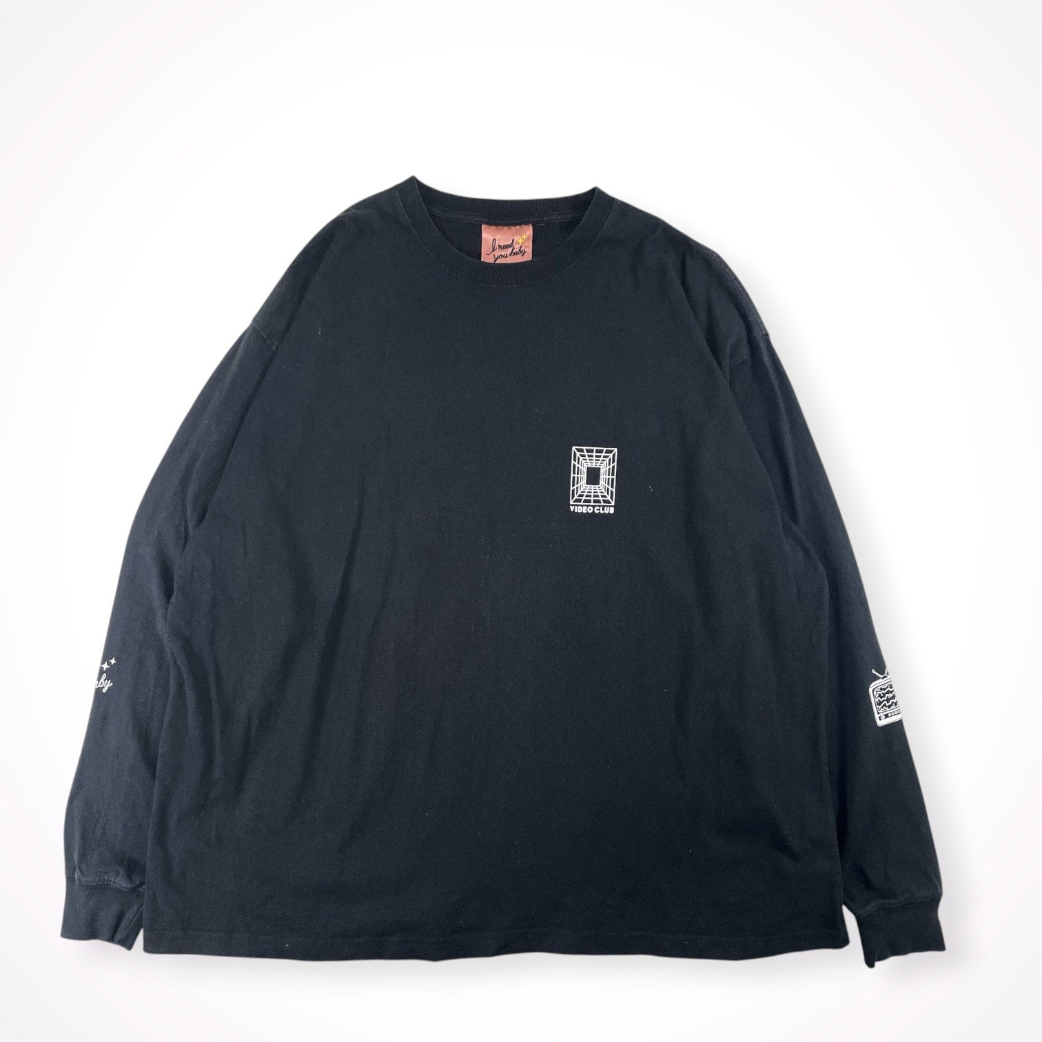 I need you baby / VIDEO CLUB ロンTEE SIZE:L