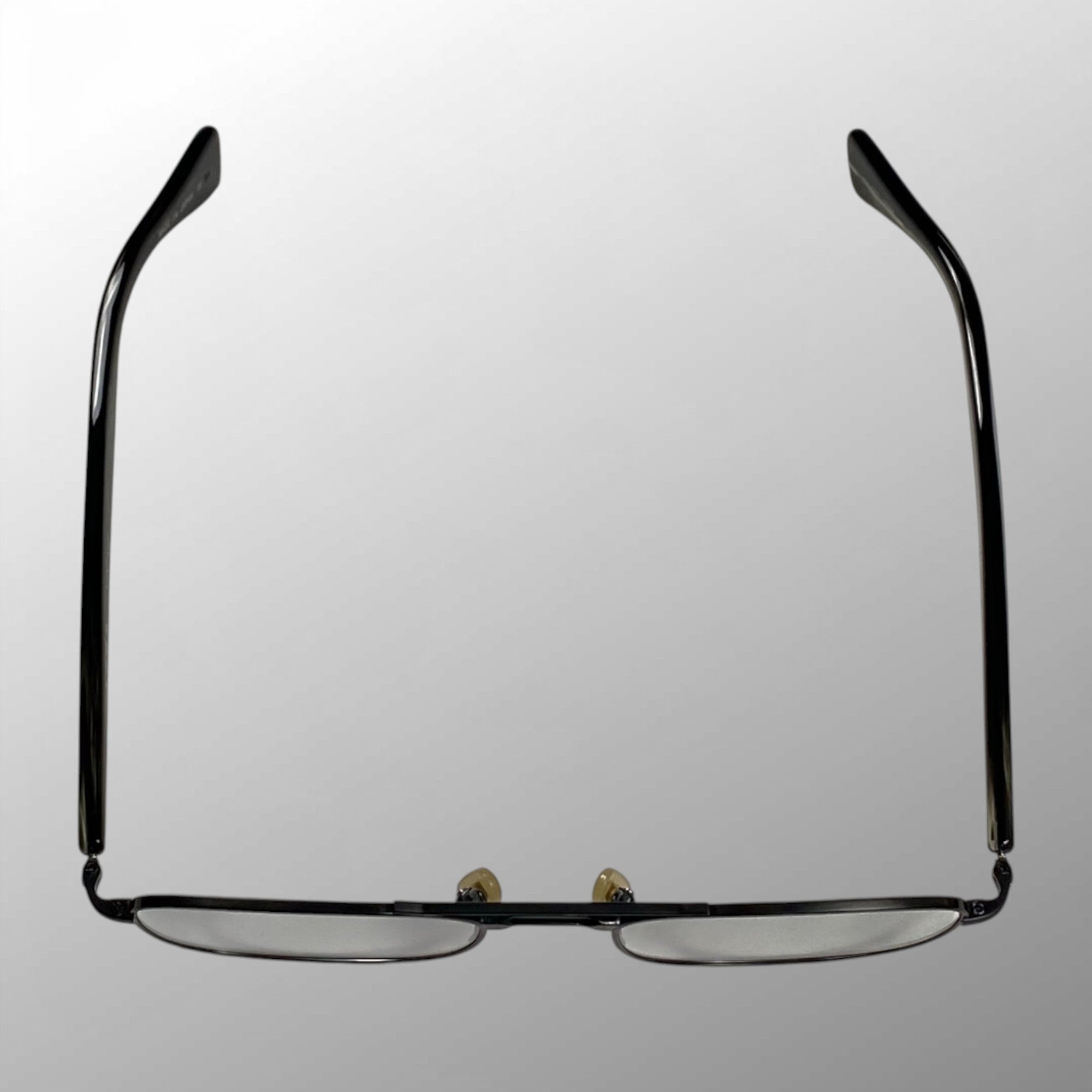 金子眼鏡 VINTAGEライン / 2ブリッジ スクエア ブラック 度なしクリアレンズ 参考定価：42,000+tax