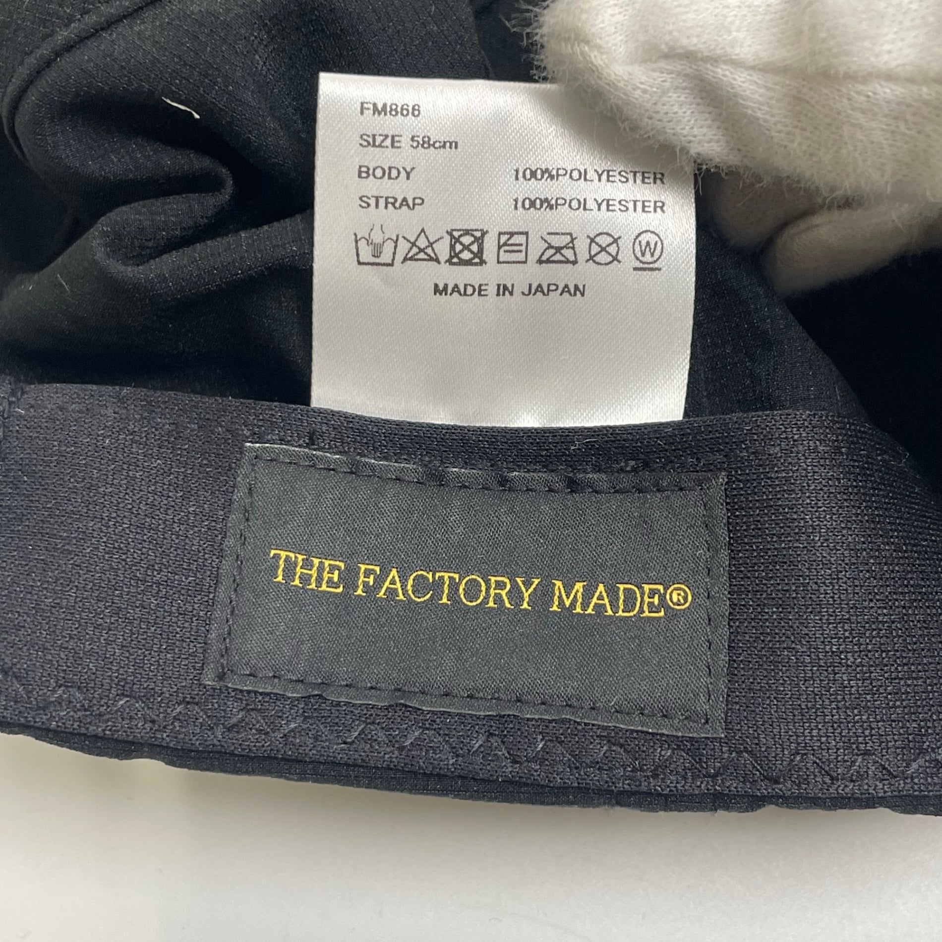 HEADS×THE FACTORY MADE ヘッズ ザ ファクトリーメイド / ロングビルロゴキャップ FM866 SIZE:58cm