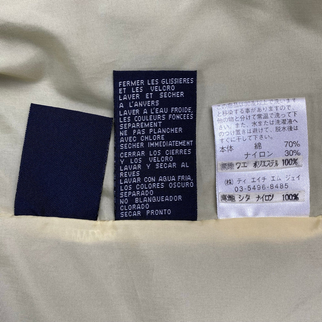 【LIMITTED ISSUE】 VINTAGE 90-00s TOMMY HILFIGER トミーヒルフィガー / COTTON NYLON TECH JACKET タクティカル ミリタリー フライトジャケット SIZE:L