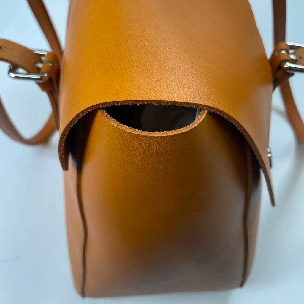 m0851 / レザーボストンバッグ トートバッグ カナダ製 極美品