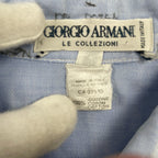 GIORGIO ARMANI LE COLLEZIONI ジョルジオアルマーニ / 80s ヴィンテージソリッドカラーシャツ SIZE：15 1/2