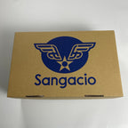 【未使用】 SANGACIO サンガッチョ / Be BLACK STONE オイルドレザー スニーカー 100足限定 参考定価：26,000+tax