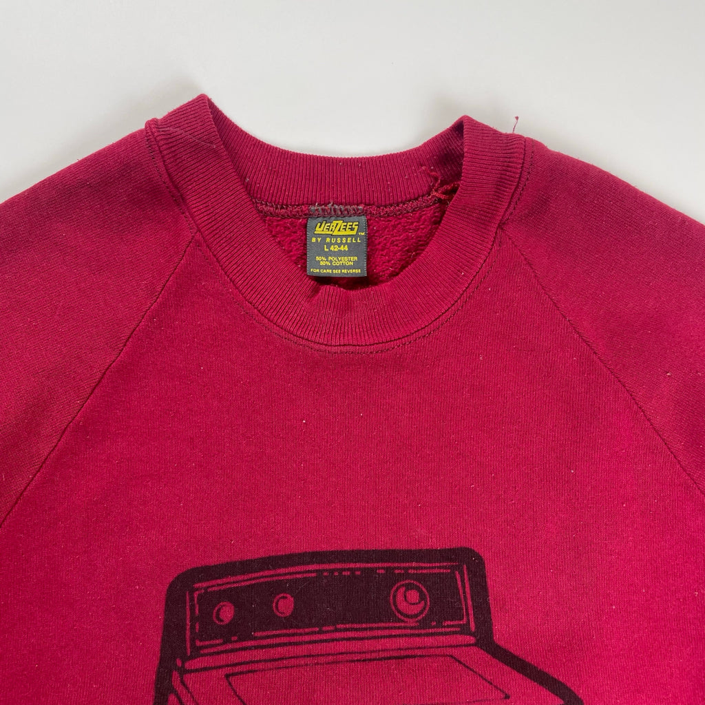 JERZEES ジャージーズ / 80sボディ Sonic Youth 「Washing Machine」  染み込みプリント ブート品 SIZE：L