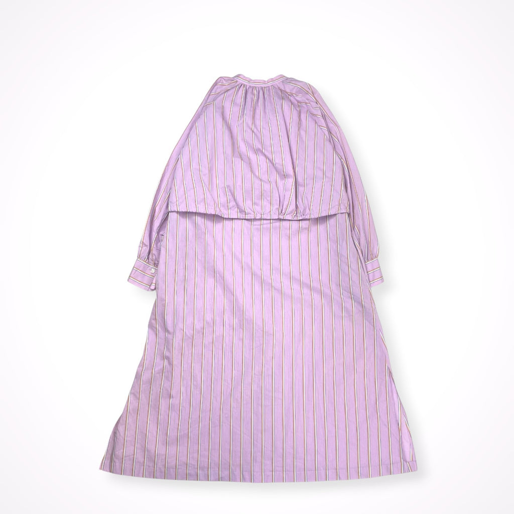 自由区 Class Lounge / レイヤード風 ストライプ シャツ ワンピース 参考定価：45,000+tax SIZE:38
