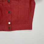 HERMES エルメス / カレライニング リネンデニムジャケット ゴルチエ期 参考定価：520,000程度 SIZE：36