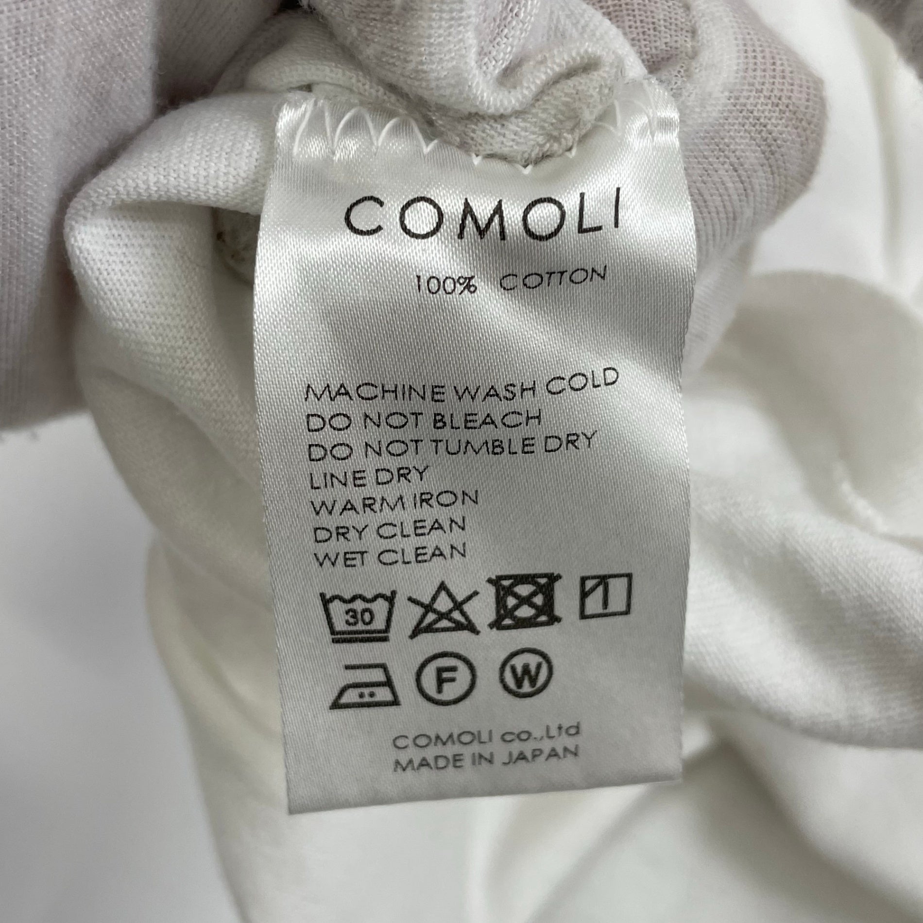 COMOLI / 空紡天竺 半袖クルー SIZE:2