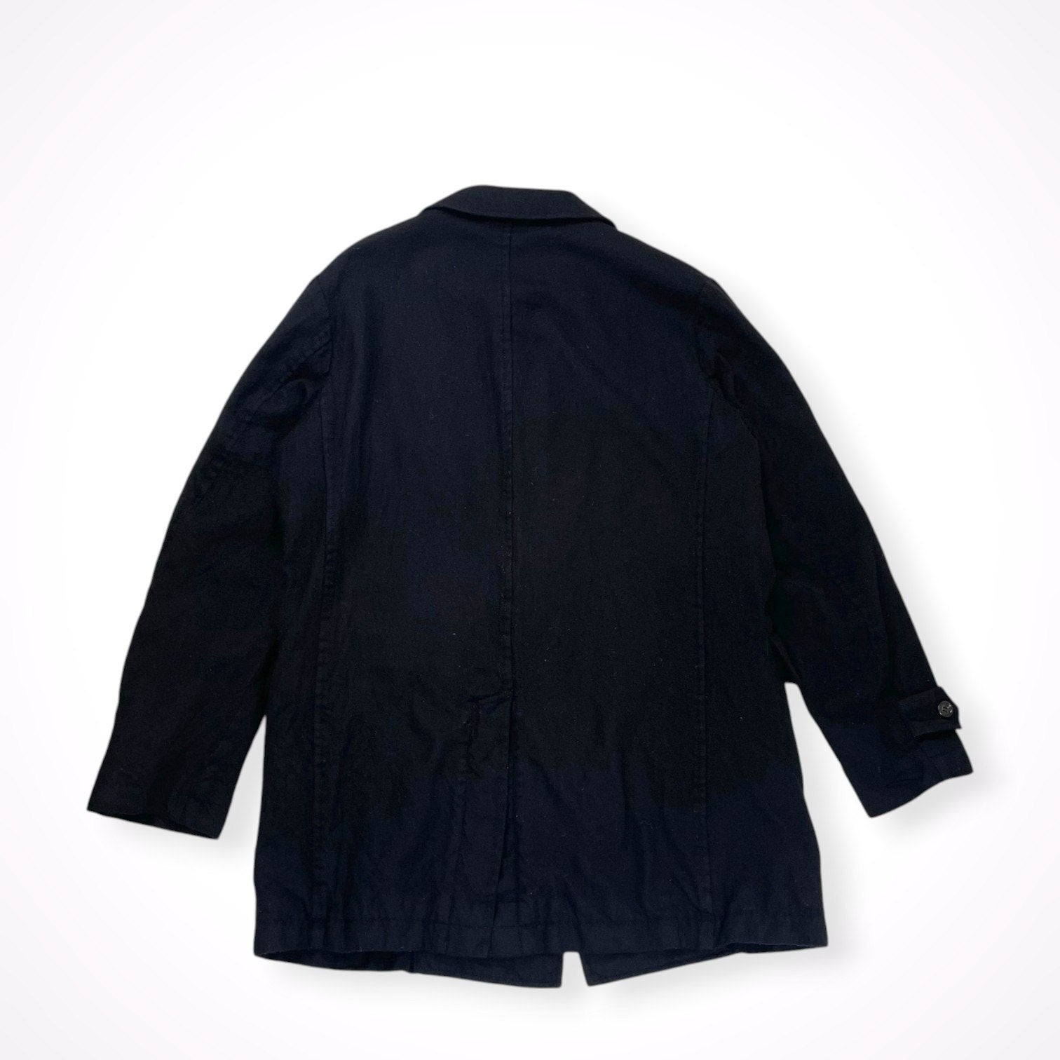 COMME des GARCONS HOMME / ウール縮絨バルマカーンコート SIZE:XS